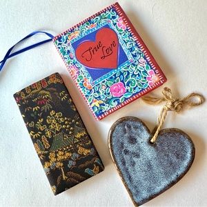 Love Book, Heart Ornament, Compact Mirror